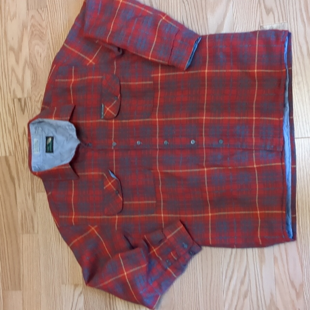 Vintage Pine Grove insulated shirt jacket xl